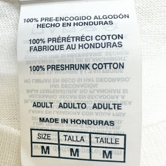 Delta Pro Weight T-shirt Medium White Daddy Elf Christmas Short Sleeve NEW - Picture 5 of 7